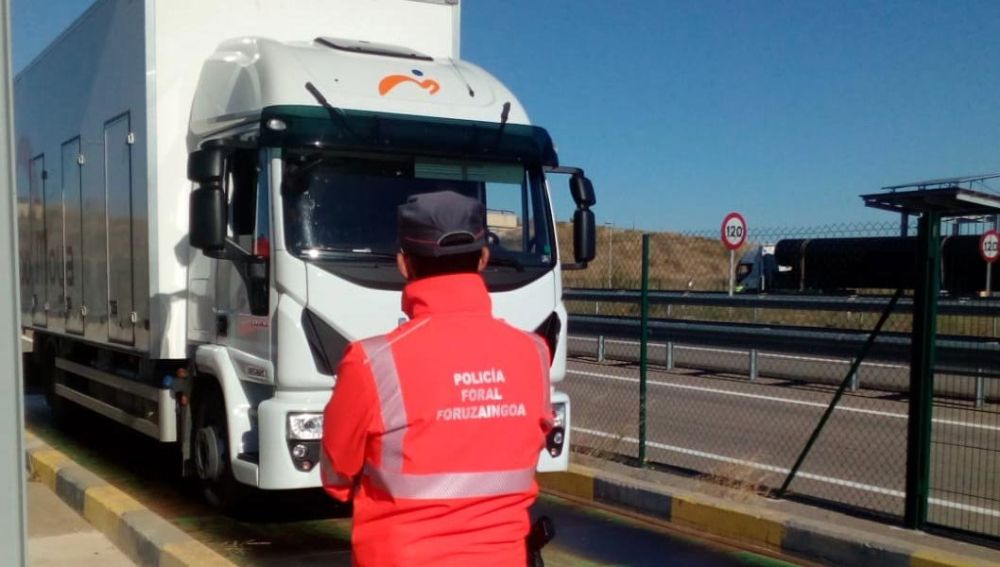 El conductor fue denunciado por la Policía Foral de Navarra
