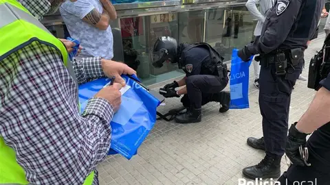 Dispositivo policial Playa de Palma