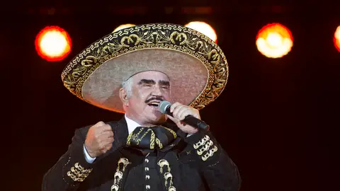 El cantante mexicano Vicente Fernández El cantante mexicano Vicente Fernández