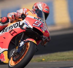 Marc Márquez, a bordo de su moto Marc Márquez, a bordo de su moto