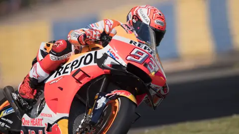 Marc Márquez, a bordo de su moto Marc Márquez, a bordo de su moto