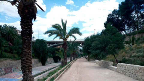 Ladera del r&iacute;o Vinalop&oacute; en Elche (imagen de archivo).