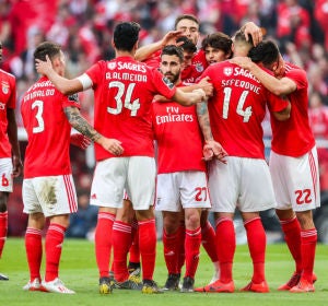 El Benfica, de celebración El Benfica, de celebración
