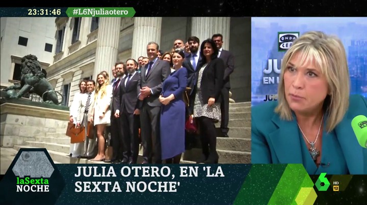 Julia Otero responde a las palabras de Ortega Smith sobre el aborto: "No estoy dispuesta a volver a lo que ya debatimos y ganamos en los 80" Julia Otero responde a las palabras de Ortega Smith sobre el aborto: "No estoy dispuesta a volver a lo que ya debatimos y ganamos en los 80"
