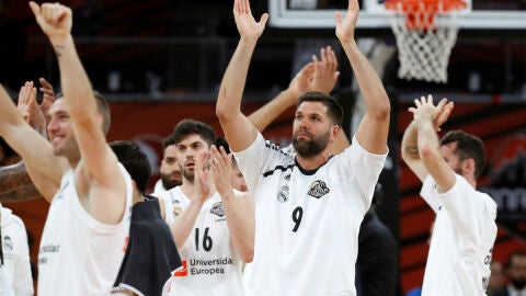 El Real Madrid celebra una victoria