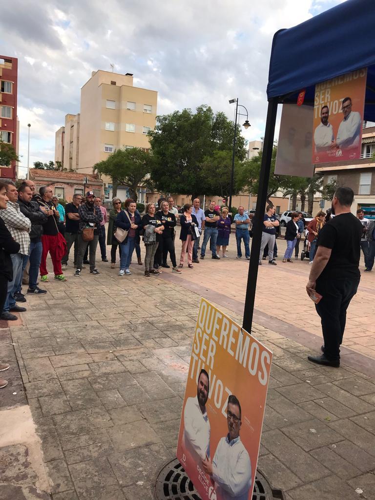 La coalición formada por vecinos de las pedanías sigue difundiendo su mensaje por las mismas La coalición formada por vecinos de las pedanías sigue difundiendo su mensaje por las mismas