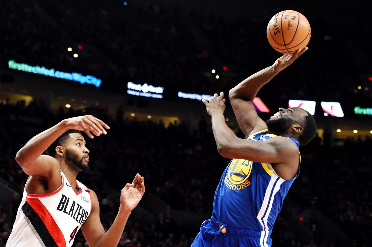 Un triple-doble de Green pone a los Warriors con pie y medio en la final de la NBA tras derrotar a los Trail Blazers Un triple-doble de Green pone a los Warriors con pie y medio en la final de la NBA tras derrotar a los Trail Blazers