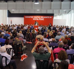 Mitín del PSOE de Elche en las elecciones municipales. Mitín del PSOE de Elche en las elecciones municipales.