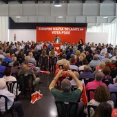 Mitín del PSOE de Elche en las elecciones municipales. Mitín del PSOE de Elche en las elecciones municipales.