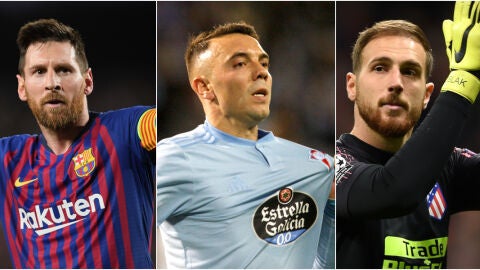 Messi, Aspas y Oblak