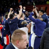 Los jugadores del CSKA celebran la Euroliga Los jugadores del CSKA celebran la Euroliga