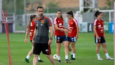 El seleccionador nacional, Jorge Vilda