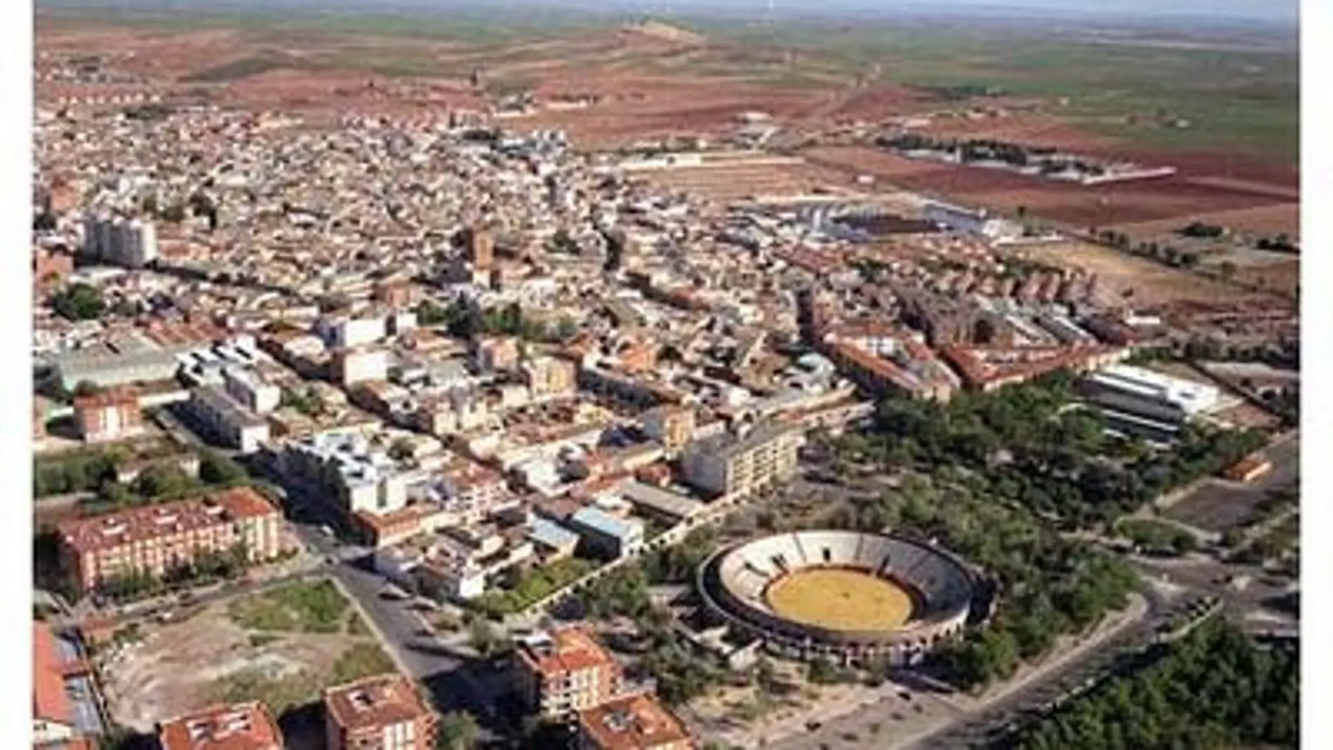 Alcázar de San Juan vista aérea