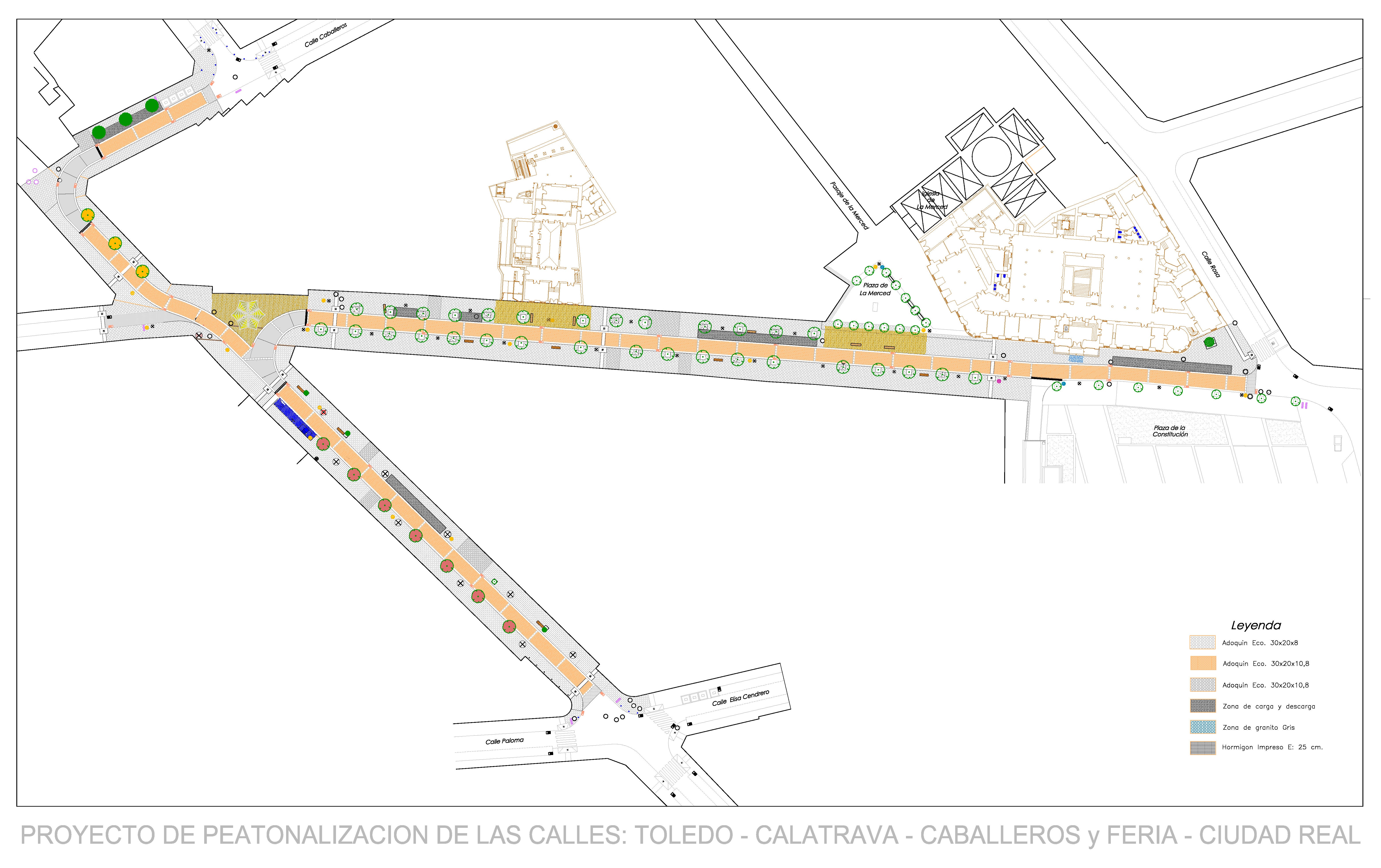 Aprobado el proyecto de peatonalización de las calles Toledo, Calatrava, Feria y Caballeros Aprobado el proyecto de peatonalización de las calles Toledo, Calatrava, Feria y Caballeros