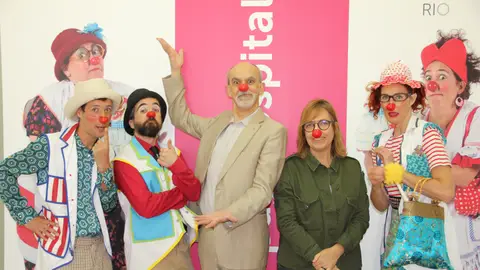 El fundador de la entidad Sergio Claramunt confía en llegar a un número mayor de menores hospitalizados. BALANCE PAYASOSPITAL