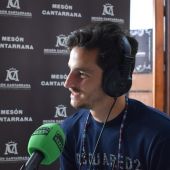 Juankar, jugador del Málaga CF en el Cantarrana