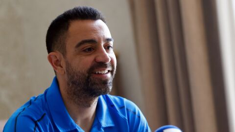 Xavi Hern&aacute;ndez, durante una entrevista