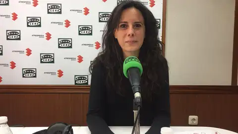 Nieves Peinado, durante la entrevista en Onda Cero Ciudad Real Nieves Peinado, durante la entrevista en Onda Cero Ciudad Real
