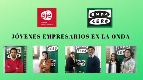 Jóvenes Empresarios en la Onda Neste mes acompañáronnos Tacto con Tacto, SI Films e Iglesias & Piñón no espacio que adicamos semanalmente a AJE Ourense