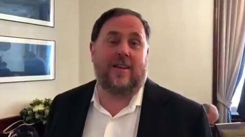 Captura de pantalla del v&iacute;deo de Oriol Junqueras en el Congreso