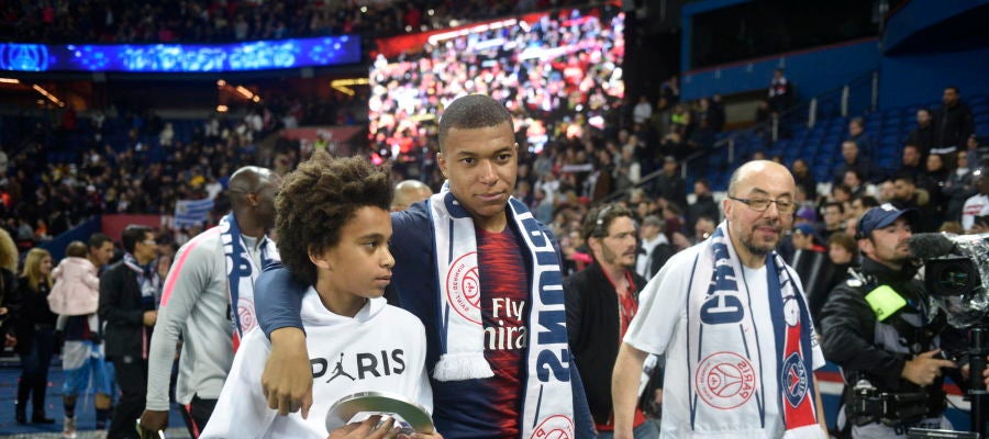 Kylian Mbappé, delantero del PSG Kylian Mbappé, delantero del PSG
