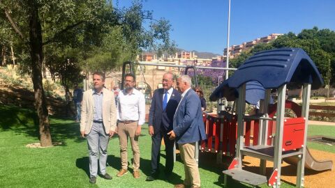 El candidato popular saca pecho con lo realizado en materia de zonas verdes