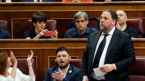 El l&iacute;der de ERC, Oriol Junqueras