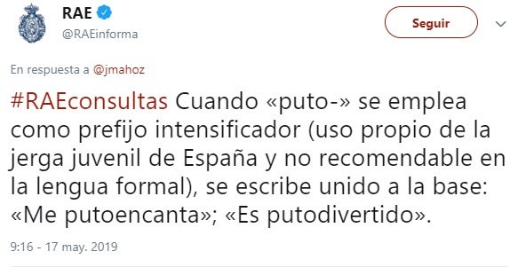 Mesa de redacción: La RAE putomola Mesa de redacción: La RAE putomola