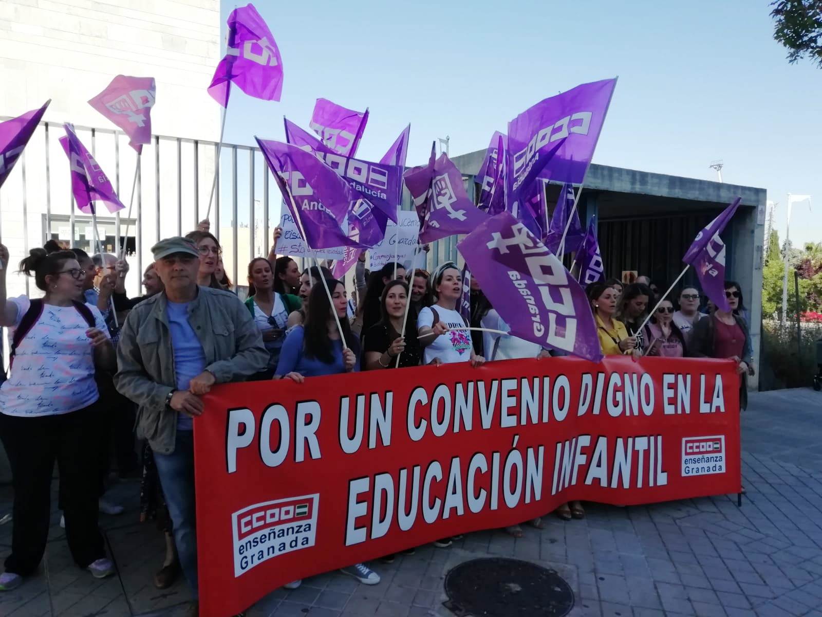 Las trabajadoras de Educación Infantil salen a la calle para exigir un convenio justo Las trabajadoras de Educación Infantil salen a la calle para exigir un convenio justo
