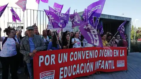 Las trabajadoras de Educación Infantil salen a la calle para exigir un convenio justo Las trabajadoras de Educación Infantil salen a la calle para exigir un convenio justo