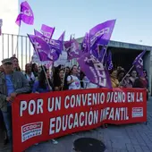 Las trabajadoras de Educación Infantil salen a la calle para exigir un convenio justo Las trabajadoras de Educación Infantil salen a la calle para exigir un convenio justo