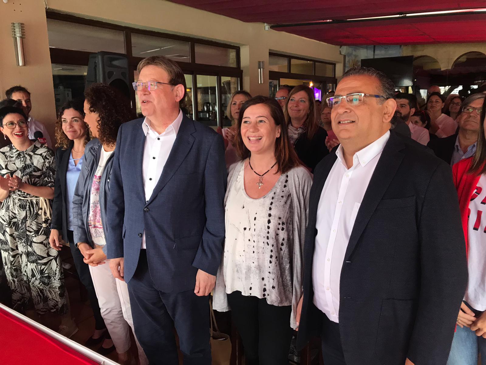 Armengol y Puig quieren declarar en emergencia climática Baleares y Valencia Armengol y Puig quieren declarar en emergencia climática Baleares y Valencia