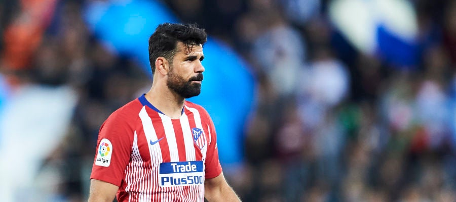 Diego Costa, durante un partido con el Atlético de Madrid Diego Costa, durante un partido con el Atlético de Madrid