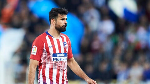 Diego Costa, durante un partido con el Atl&eacute;tico de Madrid