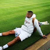 Nick Kyrgios, en una pista de Wimbledon Nick Kyrgios, en una pista de Wimbledon