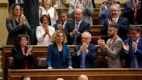 Meritxell Batet, tras ser elegida presidenta del Congreso Meritxell Batet, tras ser elegida presidenta del Congreso