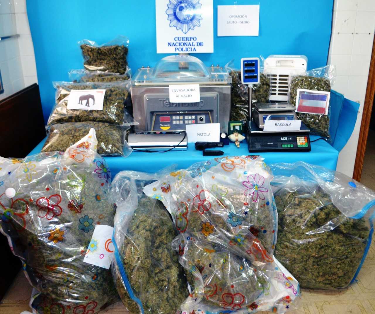 Desarticulan un centro de envasado de marihuana en Vinaròs con destino Europa Desarticulan un centro de envasado de marihuana en Vinaròs con destino Europa