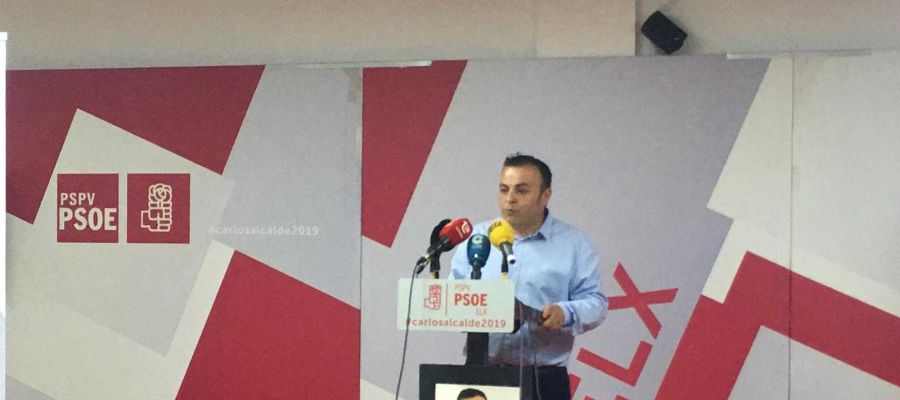 Tamón Abad, portavoz del Comité Electoral del PSOE de Elche. Tamón Abad, portavoz del Comité Electoral del PSOE de Elche.