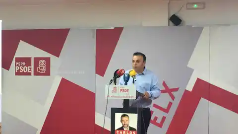 Tamón Abad, portavoz del Comité Electoral del PSOE de Elche. Tamón Abad, portavoz del Comité Electoral del PSOE de Elche.