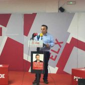 Tamón Abad, portavoz del Comité Electoral del PSOE de Elche.