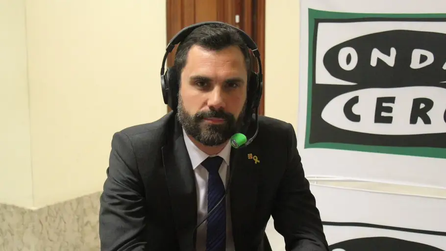 El presidente del Parlament catalán, Roger Torrent, en Onda Cero El presidente del Parlament catalán, Roger Torrent, en Onda Cero