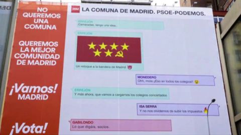 Nueva lona de Ciudadanos