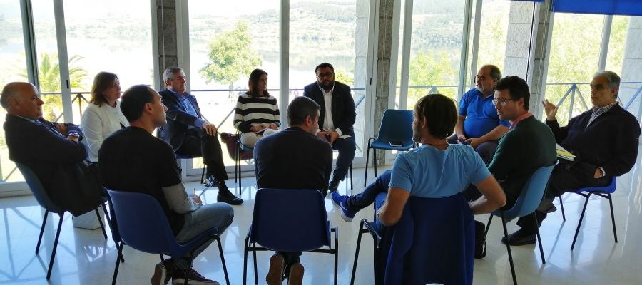 Visita a Castrelo de Miño, da Federación de Piragúismo Visita a Castrelo de Miño, da Federación de Piragúismo