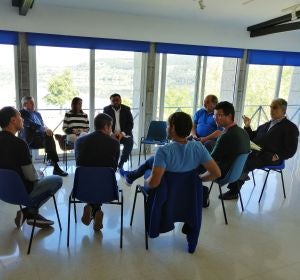 Visita a Castrelo de Miño, da Federación de Piragúismo Visita a Castrelo de Miño, da Federación de Piragúismo