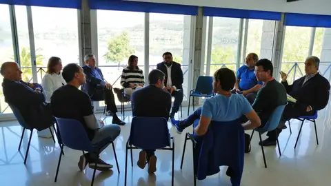 Visita a Castrelo de Miño, da Federación de Piragúismo Visita a Castrelo de Miño, da Federación de Piragúismo