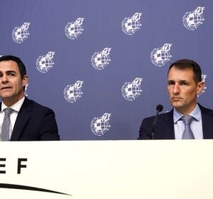 Velasco Carballo y Clos Gómez, ante los medios Velasco Carballo y Clos Gómez, ante los medios