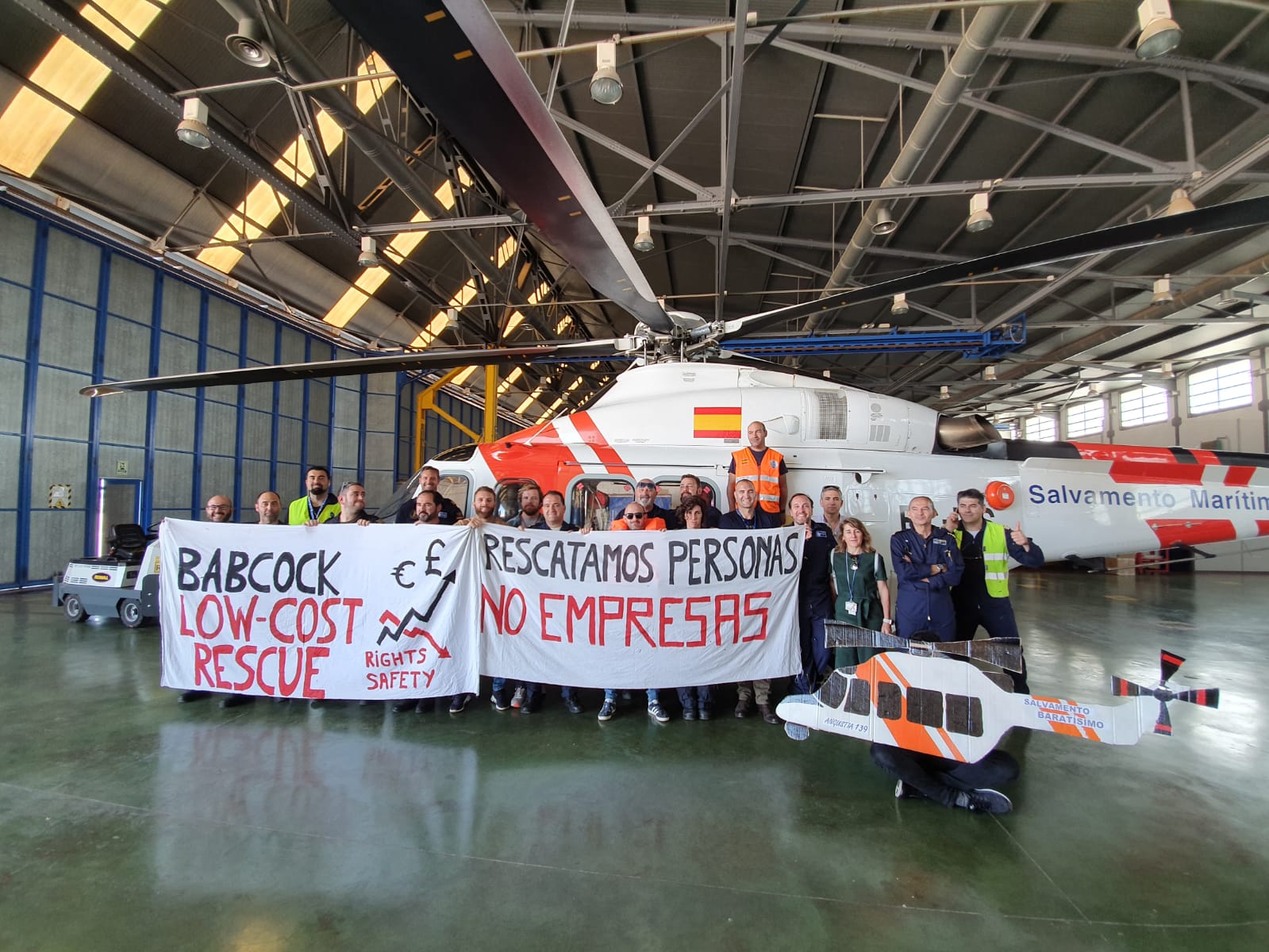 El personal de emergencias de Babcok mantendrá la huelga hasta Julio El personal de emergencias de Babcok mantendrá la huelga hasta Julio