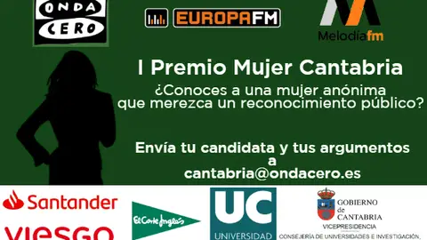I Premio Mujer Cantabria Cartel del premio