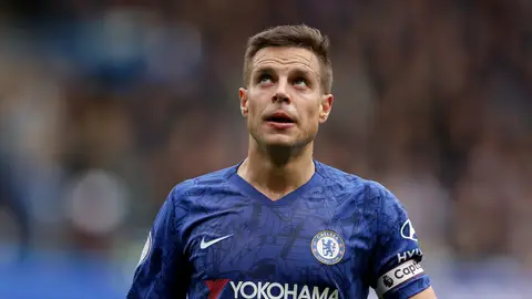 César Azpilicueta en un partido César Azpilicueta en un partido