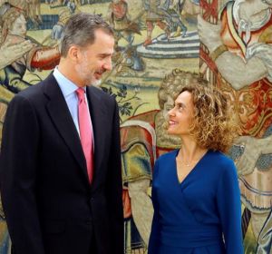 El Rey Felipe VI y la presidenta del Congreso, Meritxell Batet El Rey Felipe VI y la presidenta del Congreso, Meritxell Batet